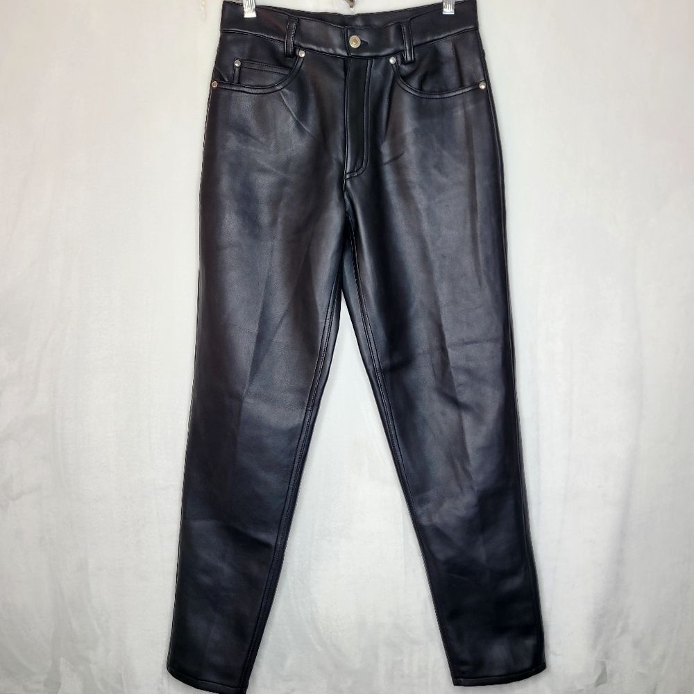 Morbid Threads Faux Leather Pants Size 30